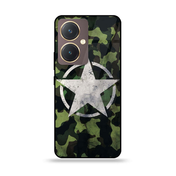 Vivo Y27 - NDCOM - Premium Printed Glass soft Bumper shock Proof Case CS-8380