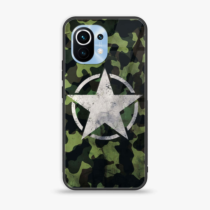 Xiaomi 11 Lite 5G NE - NDCOM - Premium Printed Glass soft Bumper Shock Proof Case