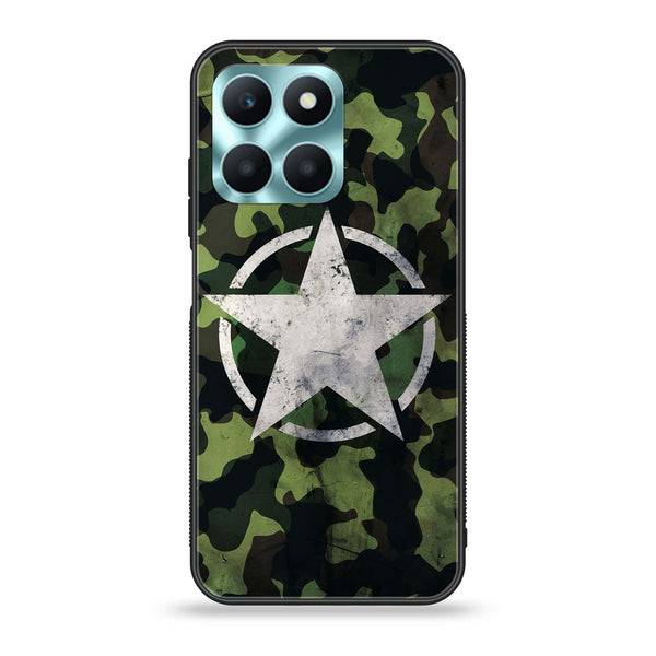 Honor X6a - NDCOM - Premium Printed Glass soft Bumper Shock Proof Case