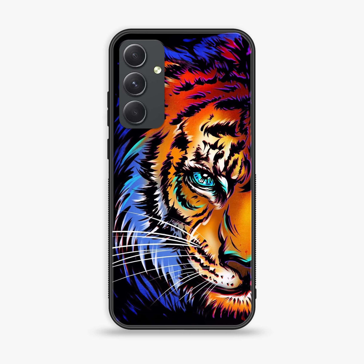 Samsung Galaxy A54 - Tiger Art - Premium Printed Glass soft Bumper Sho ...