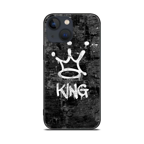iPhone 14 Plus - King Design 8 - Premium Printed Glass soft Bumper shock Proof Case