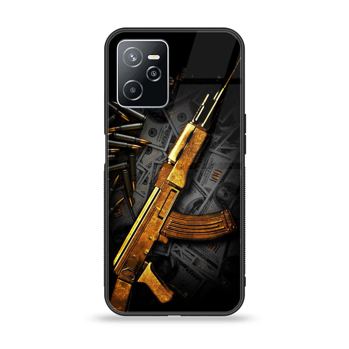 Realme C35 / Narzo 50A Prime  - Dollar Design 6 - Premium Printed Glass soft Bumper shock Proof Case CS-14691 CS-41384