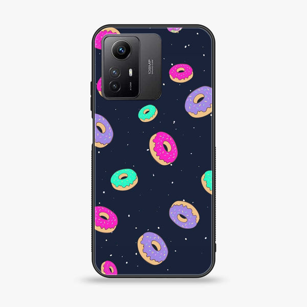 Xiaomi Redmi Note 12S - Colorful Donuts - Premium Printed Glass soft Bumper shock Proof Case CS-12476 CS-35110