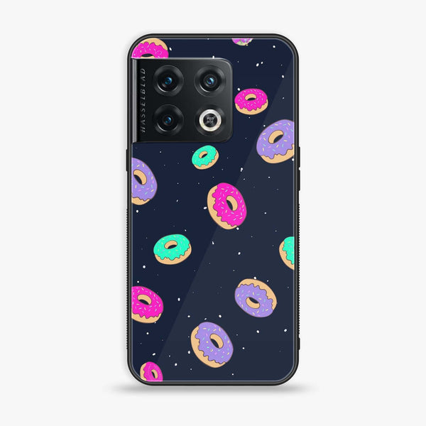 OnePlus 10 Pro - Colorful Donuts - Premium Printed Glass soft Bumper Shock Proof Case CS-38410