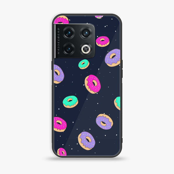 OnePlus 10 Pro - Colorful Donuts - Premium Printed Glass soft Bumper Shock Proof Case