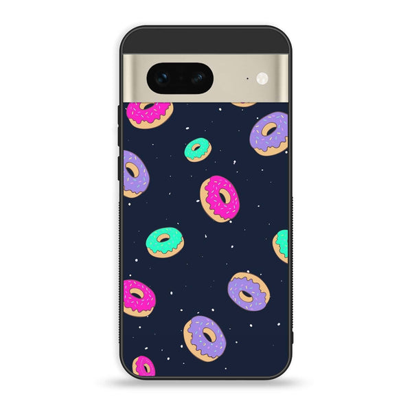 Google Pixel 7a  - Colorful Donuts - Premium Printed soft Bumper Shock Proof Case