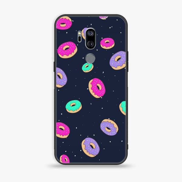 LG G7 ThinQ - Colorful Donuts - Premium Printed Glass soft Bumper Shock Proof Case