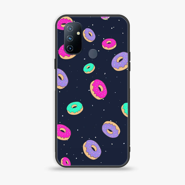 OnePlus Nord N100 - Colorful Donuts - Premium Printed Glass soft Bumper Shock Proof Case