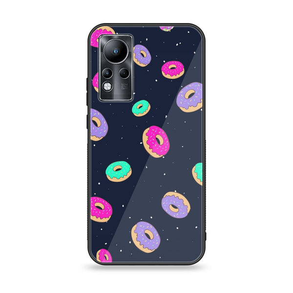 Infinix Note 11 - Colorful Donuts - Premium Printed Glass soft Bumper Shock Proof Case