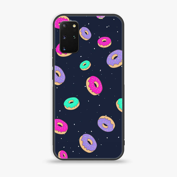 Samsung Galaxy S20 Plus - Colorful Donuts - Premium Printed Glass soft Bumper Shock Proof Case