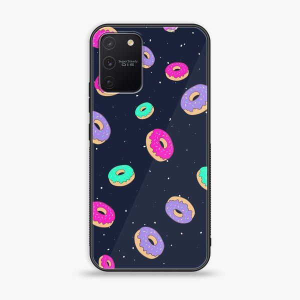 Samsung Galaxy S10 Lite - Colorful Donuts - Premium Printed Glass soft Bumper Shock Proof Case
