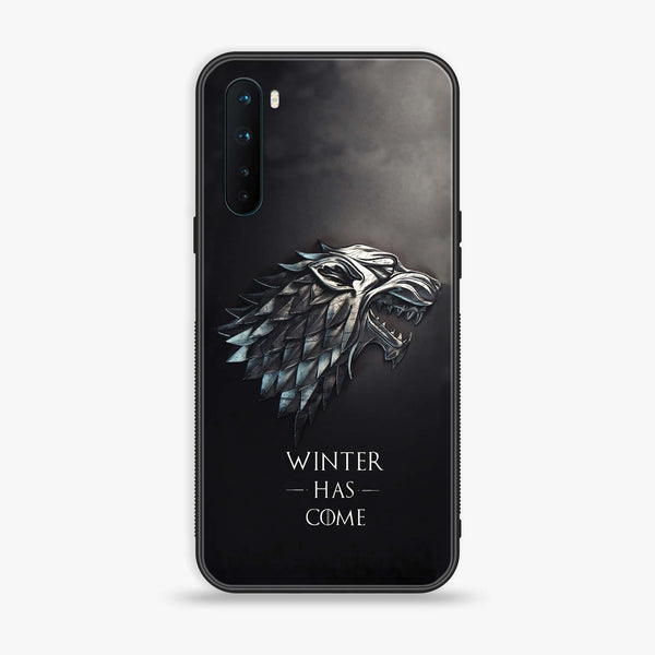 OnePlus Nord - Winter Has Come GOT - Premium Printed Glass soft Bumper Shock Proof Case