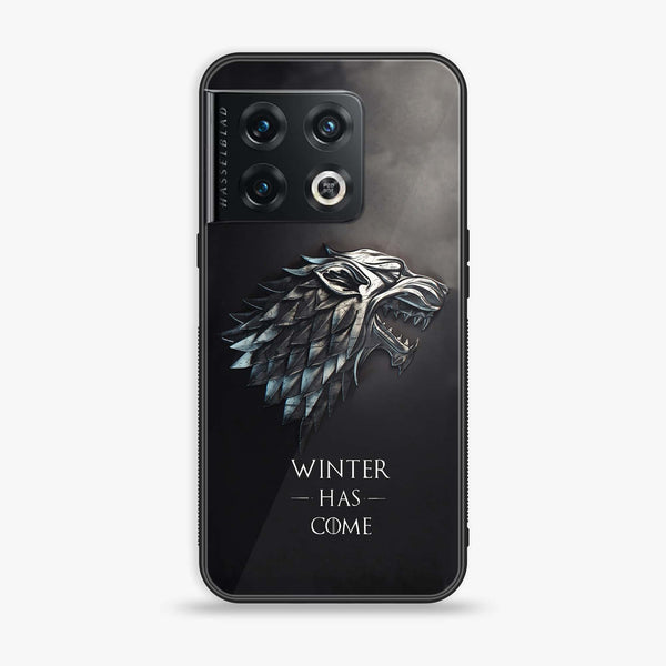 OnePlus 10 Pro - Winter Has Come GOT - Premium Printed Glass soft Bumper Shock Proof Case