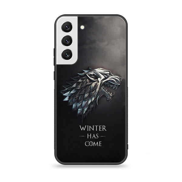 Samsung Galaxy S21 FE - Winter Has Come GOT - Premium Printed Glass soft Bumper Shock Proof Case