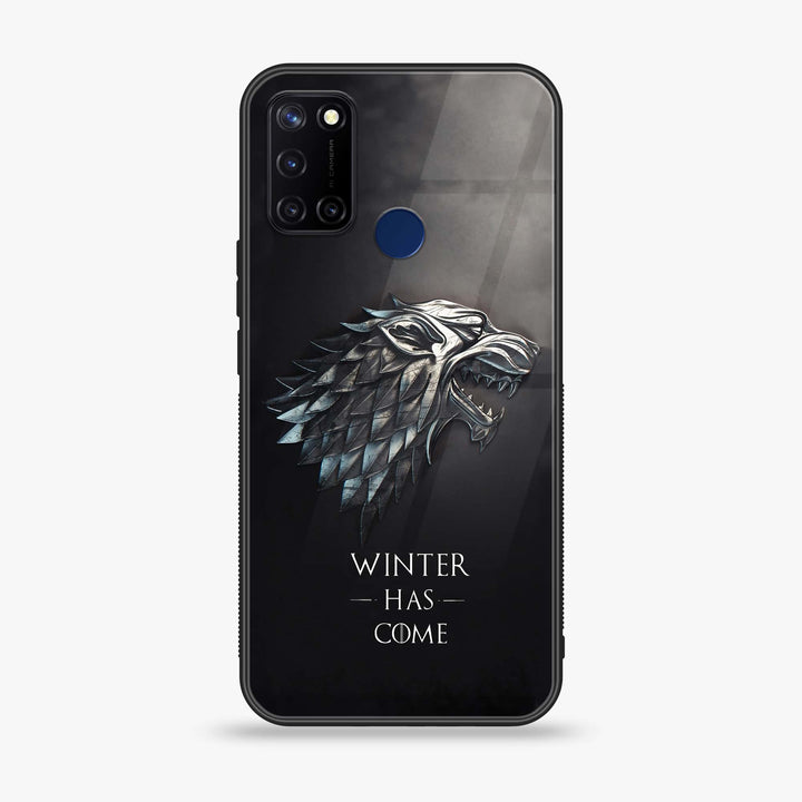 Realme C17 - Winter Has Come GOT - Premium Printed Glass soft Bumper Shock Proof Case
