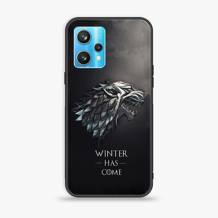 Realme 9 Pro - Winter Has Come GOT - Premium Printed Glass soft Bumper Shock Proof Case CS-13173