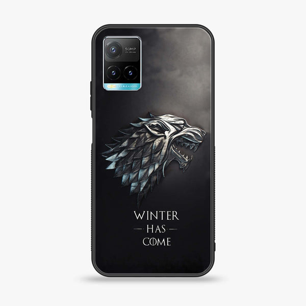 Vivo Y33T - Winter Has Come GOT - Premium Printed Glass soft Bumper Shock Proof Case