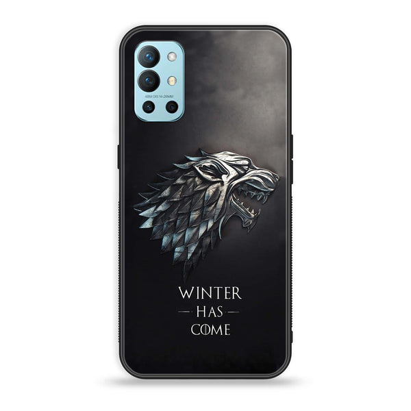 OnePlus 9R - Winter Has Come GOT - Premium Printed Glass soft Bumper Shock Proof Case