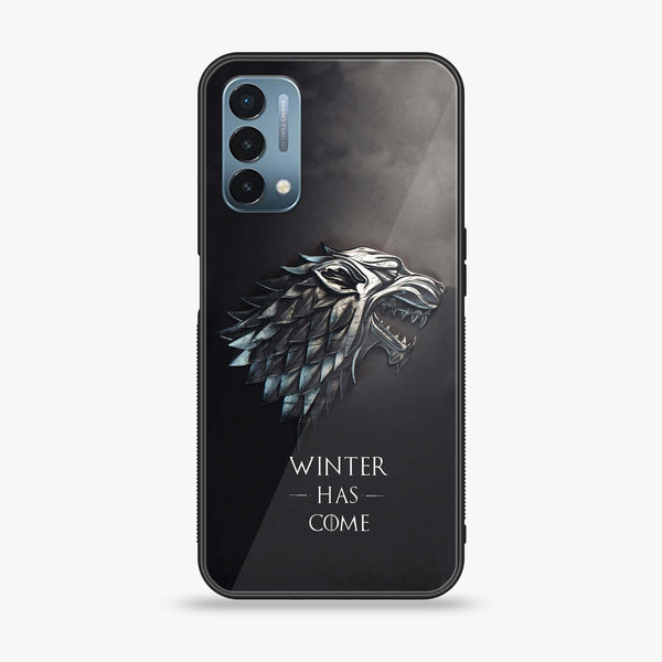OnePlus Nord N200 5G - Winter Has Come GOT - Premium Printed Glass soft Bumper Shock Proof Case