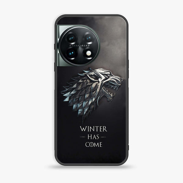 OnePlus 11R - Winter Has Come GOT - Premium Metal Printed soft Bumper Shock Proof Case