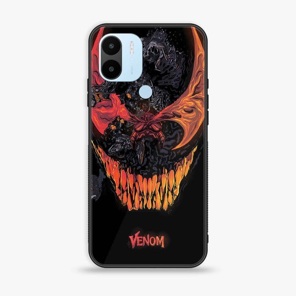 Xiaomi Redmi A1 Plus - VENOM Case - Premium Printed Glass soft Bumper Shock Proof Case