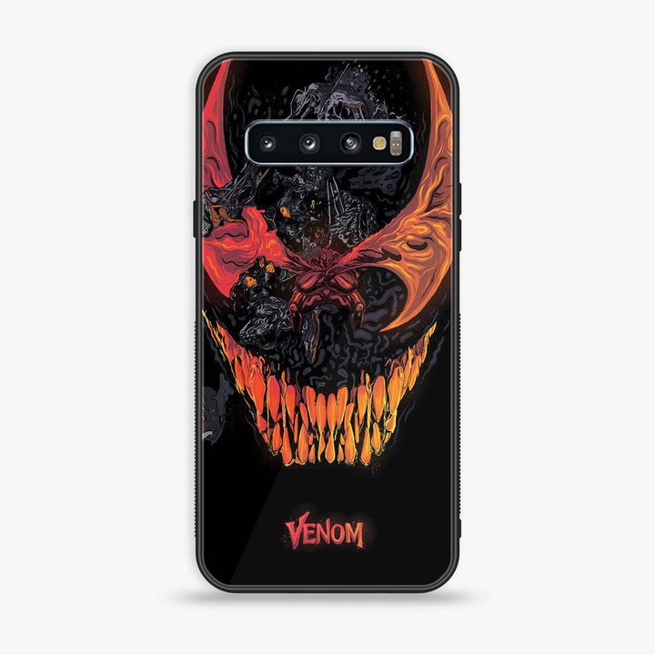 Samsung Galaxy S10 - VENOM Case - Premium Metal Printed soft Bumper shock Proof Case  CS-30023
