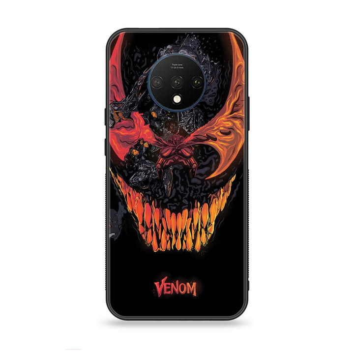 OnePlus 7T - VENOM Case - Premium Metal Printed soft Bumper Shock Proof Case