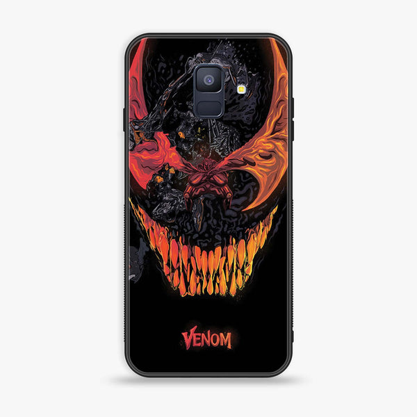 Samsung Galaxy A6 (2018) - VENOM Case - Premium Printed Glass soft Bumper Shock Proof Case
