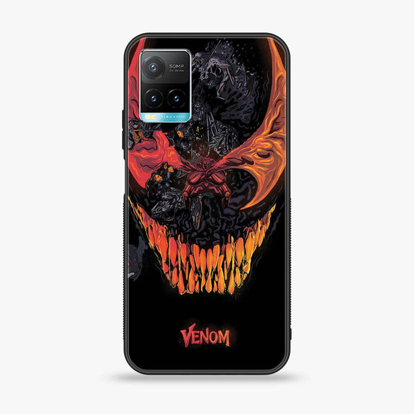 Vivo Y33T - VENOM Case - Premium Printed Glass soft Bumper Shock Proof Case