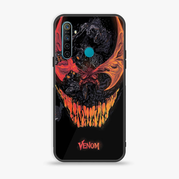 Realme 5s - VENOM Case - Premium Printed Glass soft Bumper Shock Proof Case