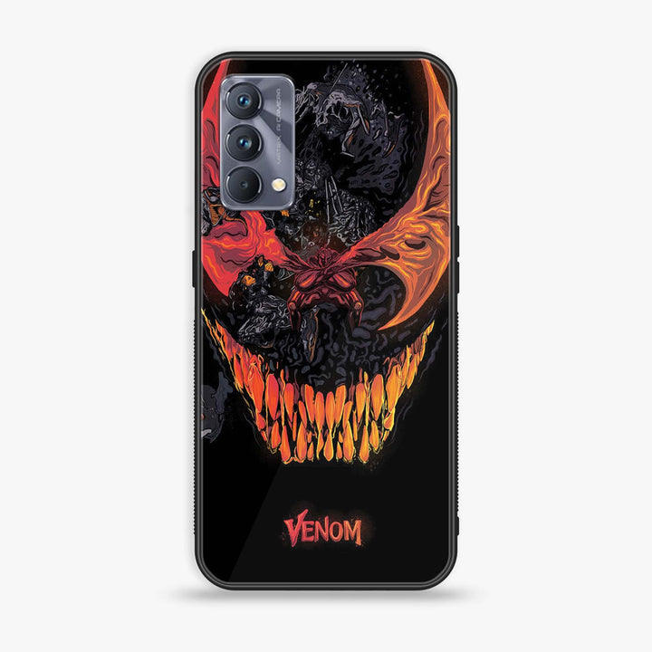 Realme GT Master Edition - VENOM Case - Premium Printed Glass soft Bumper Shock Proof Case
