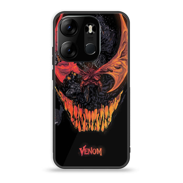Tecno Spark Go 2023 - VENOM Case - Premium Printed Glass soft Bumper Shock Proof Case