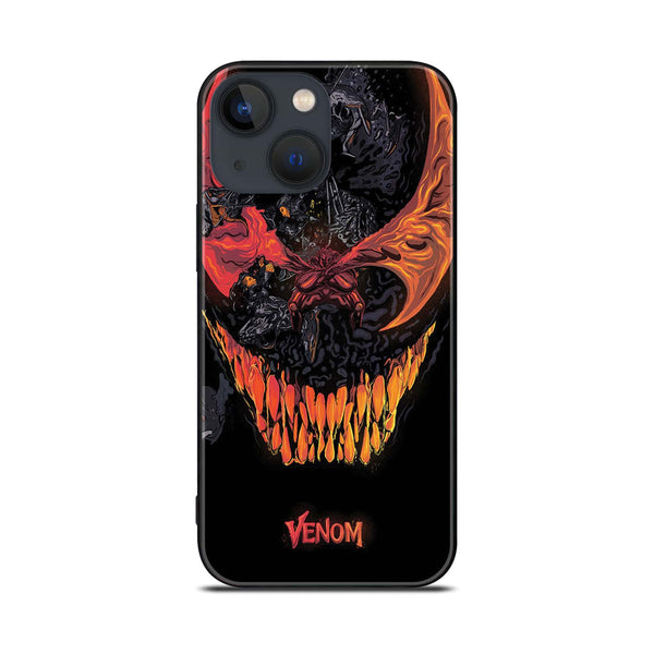 iPhone 14 Plus - VENOM Case - Premium Metal Printed soft Bumper shock Proof Case CS-41283