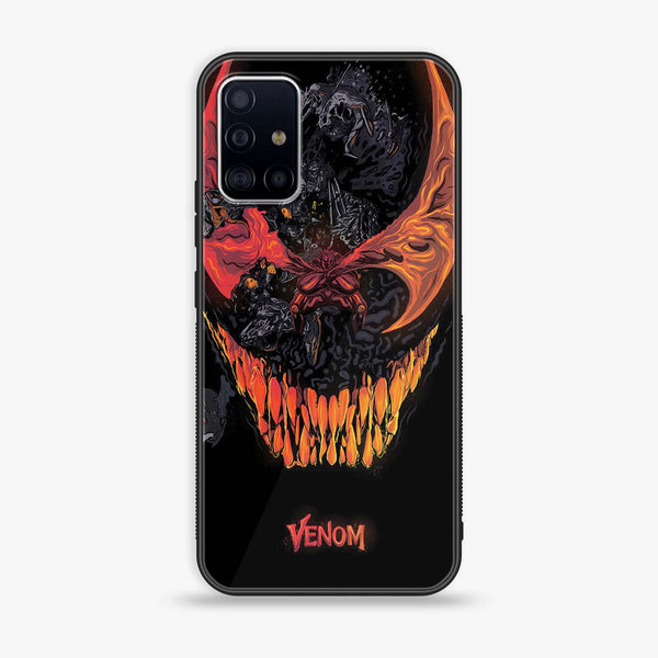 Samsung Galaxy A71 - VENOM Case - Premium Printed Glass soft Bumper Shock Proof Case