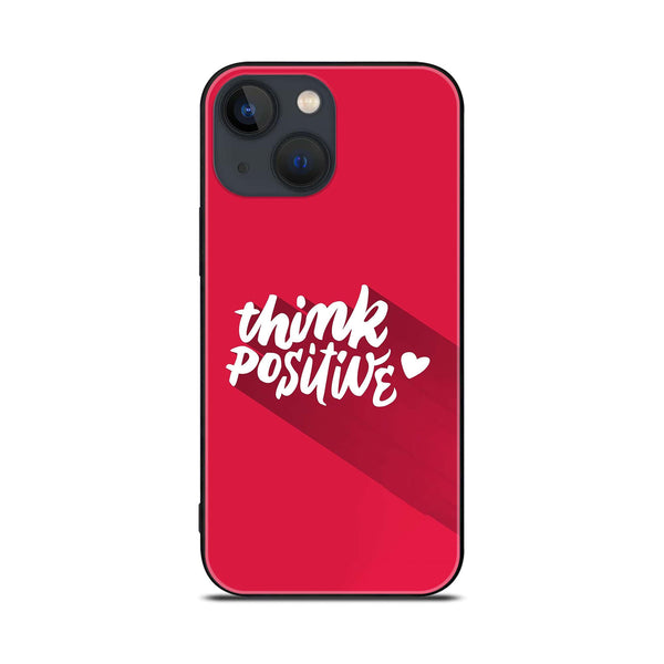 iPhone 14 - Think Positive Design - Premium Printed Glass soft Bumper shock Proof Case