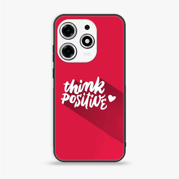 Tecno Spark 10 Pro - Think Positive Design - Premium Printed Glass soft Bumper shock Proof Case CS-14201