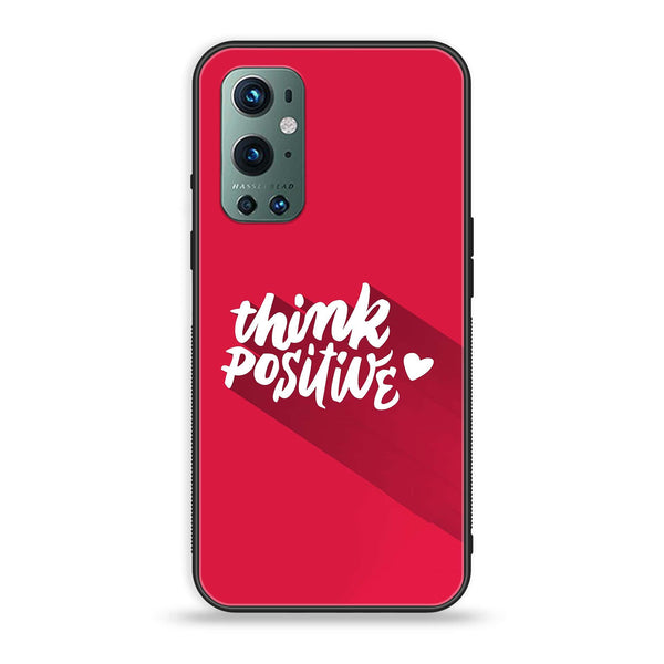 OnePlus 9 Pro - Think Positive Design - Premium Printed Glass soft Bumper Shock Proof Case