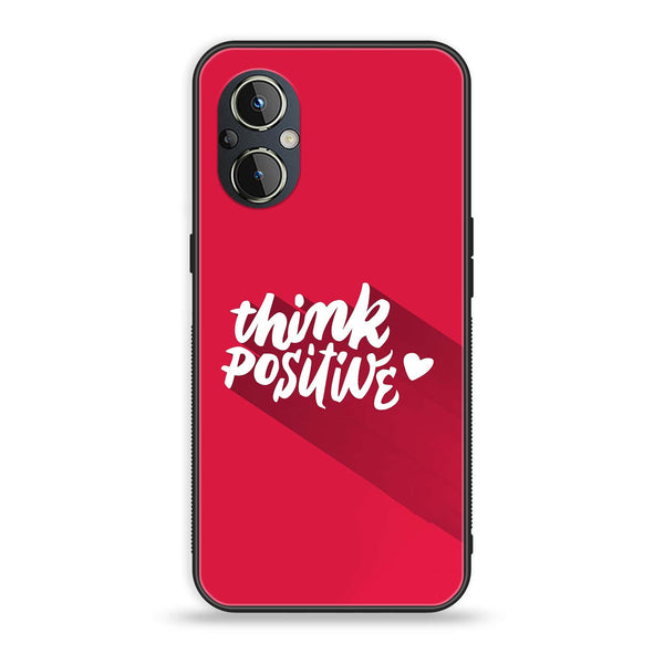 OnePlus Nord N20 5G - Think Positive Design - Premium Printed Glass soft Bumper Shock Proof Case