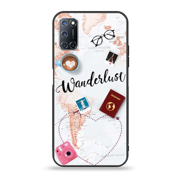 Oppo A52 - World Journey - Premium Printed Glass soft Bumper Shock Proof Case