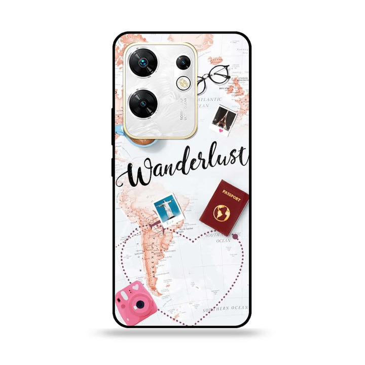 Infinix Zero 30 4G - World Journey - Premium Metal Printed soft Bumper shock Proof Case