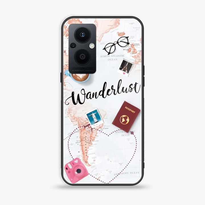 Oppo Reno 7z - World Journey - Premium Printed Glass soft Bumper Shock Proof Case