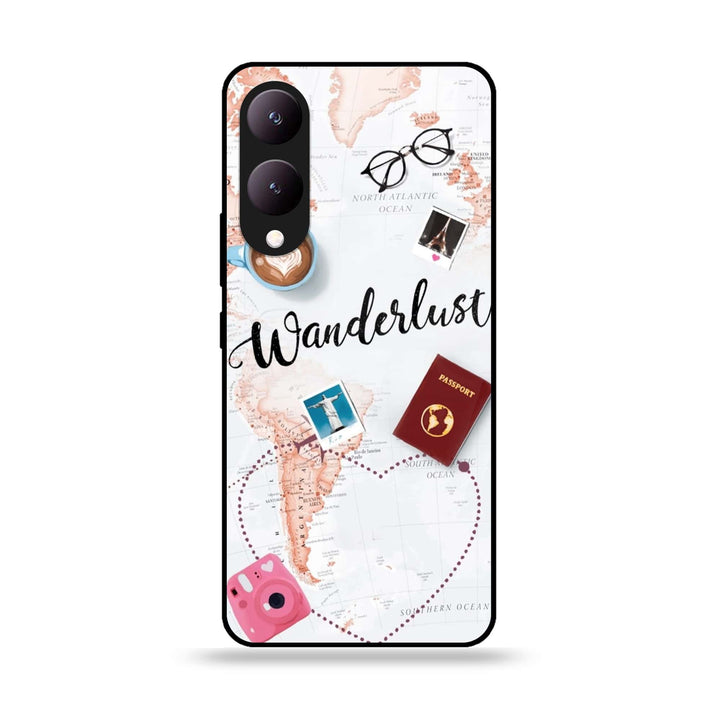 Vivo Y17S - World Journey - Premium Printed Glass soft Bumper shock Proof Case CS-27553
