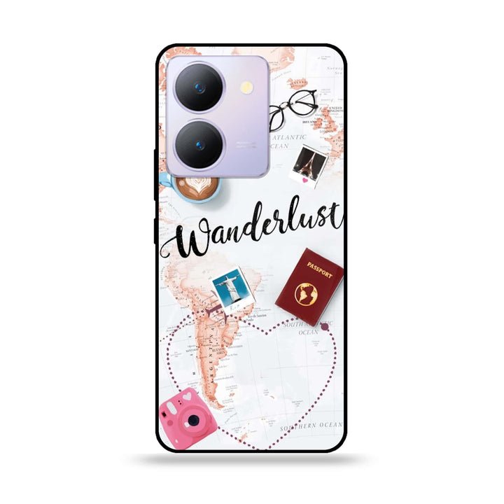 Vivo Y27 5G - World Journey - Premium Printed Glass soft Bumper Shock Proof Case