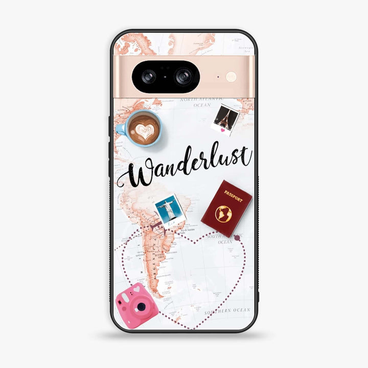 Google Pixel 8 - World Journey - Premium Metal Printed soft Bumper Shock Proof Case CS-27591