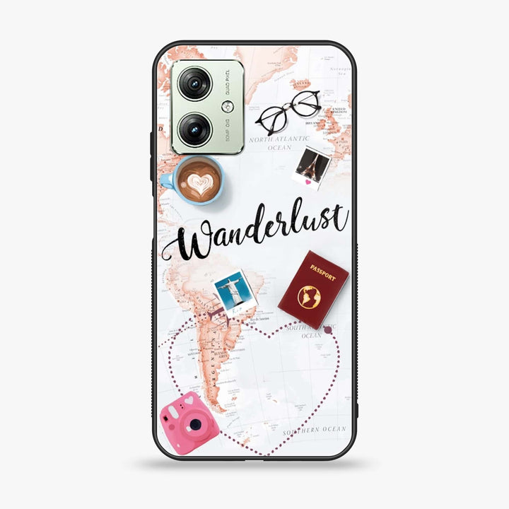 Motorola Moto G54 - World Journey - Premium Printed Glass soft Bumper Shock Proof Case