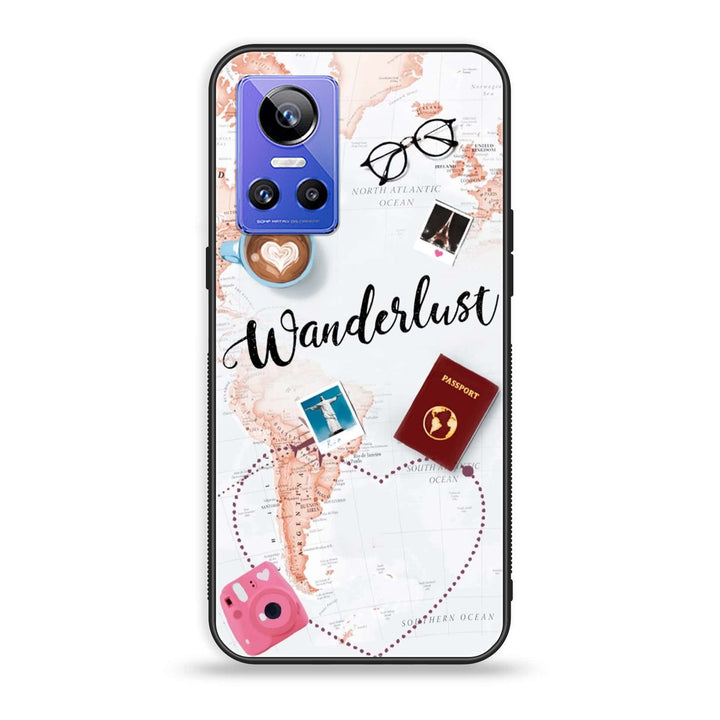 Realme GT Neo 3 - World Journey - Premium Printed Glass soft Bumper Shock Proof Case