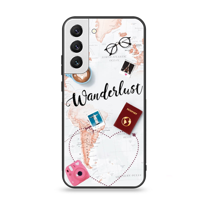Samsung Galaxy S21 FE - World Journey - Premium Metal Printed soft Bumper shock Proof Case CS-35567