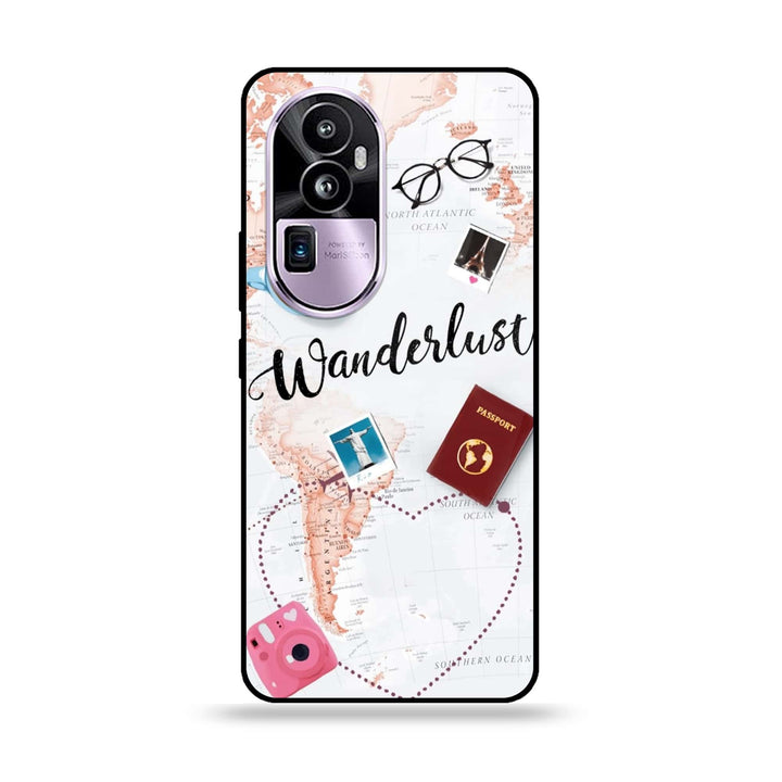 Oppo Reno 10 Pro Plus - World Journey - Premium Printed Glass soft Bumper Shock Proof Case