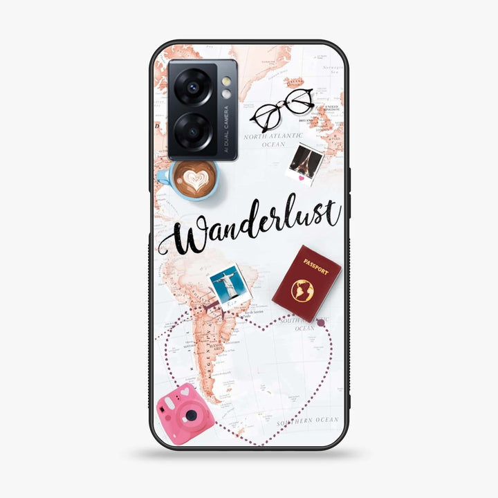 Oppo A57 2022 - World Journey - Premium Printed Glass soft Bumper Shock Proof Case