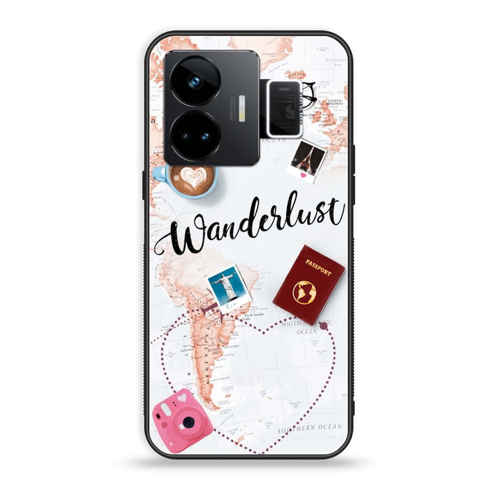 Realme GT3 - World Journey - Premium Printed Glass soft Bumper Shock Proof Case